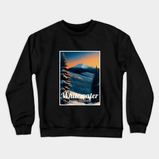 Whitewater British Columbia Canada Ski Crewneck Sweatshirt